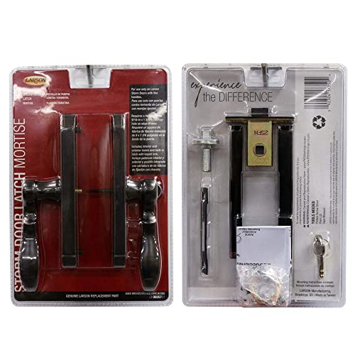 Larson Certified Storm Door M2 Mortise Handle Set (Aged Bronze) #TOP4