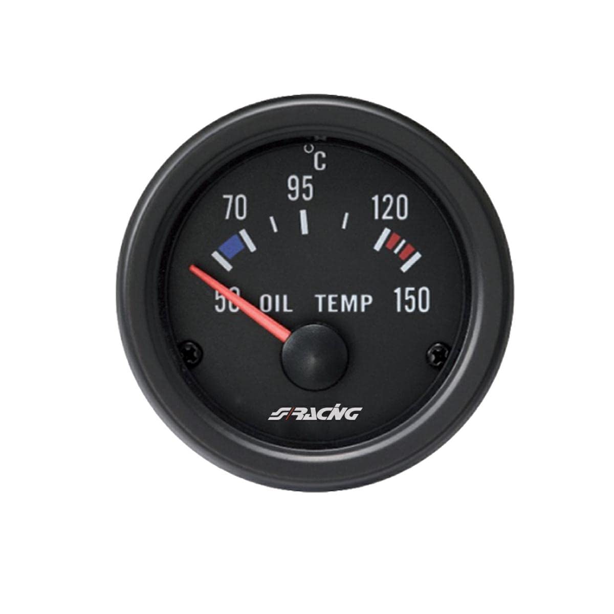 Simoni Racing Spa OT/B Electric Oil Temperature with Sensor, Black