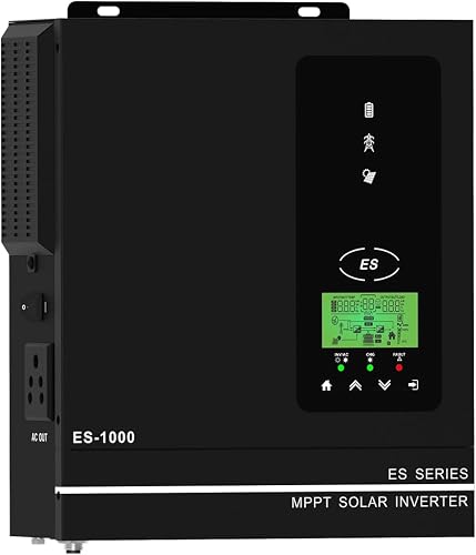 1KW Onduleur Solaire Hybride 1000W 12VDC à 230VAC avec Rég Anern