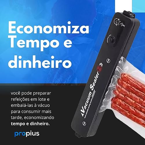 Máquina Seladora Vácuo Portátil Alimentos Doméstica Embalagem Moderna Embaladora Selar Para Embalar