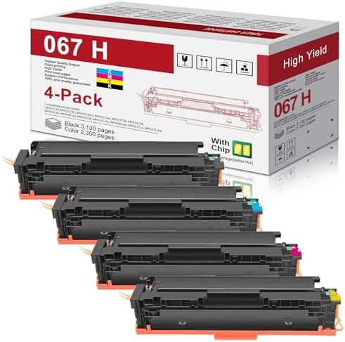 067H Compatible For Canon 067H 067 Toner Cartridge UK | Ubuy