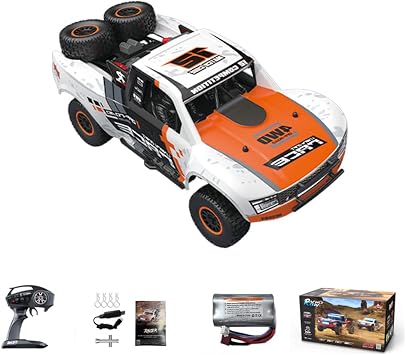 RD12 1/12 Scale 4WD Full Proportional Brushed RC Drift Car with Gyroscope and 7 Color LED Lights