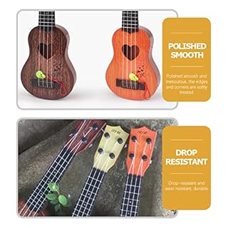 SECFOU Cm Enfants Bois Ukulélé Classique Jouet Adultes Guitare Débutant Cadeau Choix Ukulélé pour Musical avec Café… - Les Beatles, Paul McCartney, John Lennon, RIngo Starr, George Harrison SECFOU Cm Enfants Bois Ukulélé Classique Jouet Adultes Guitare Débutant Cadeau Choix Ukulélé pour Musical avec Café… – Image 2