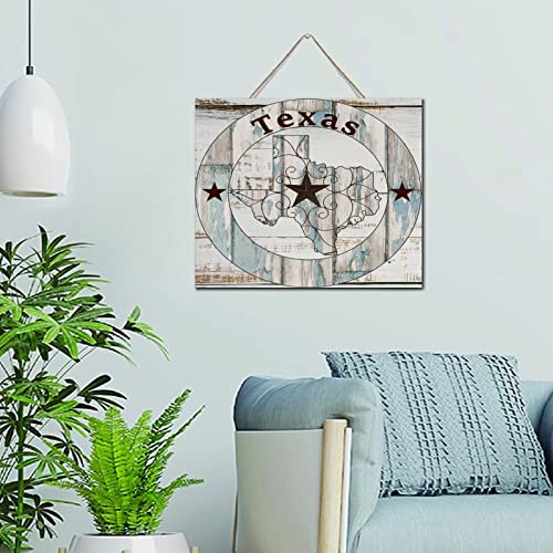Panneau mural en bois moderne de salon et salle a manger Texas Lone Star