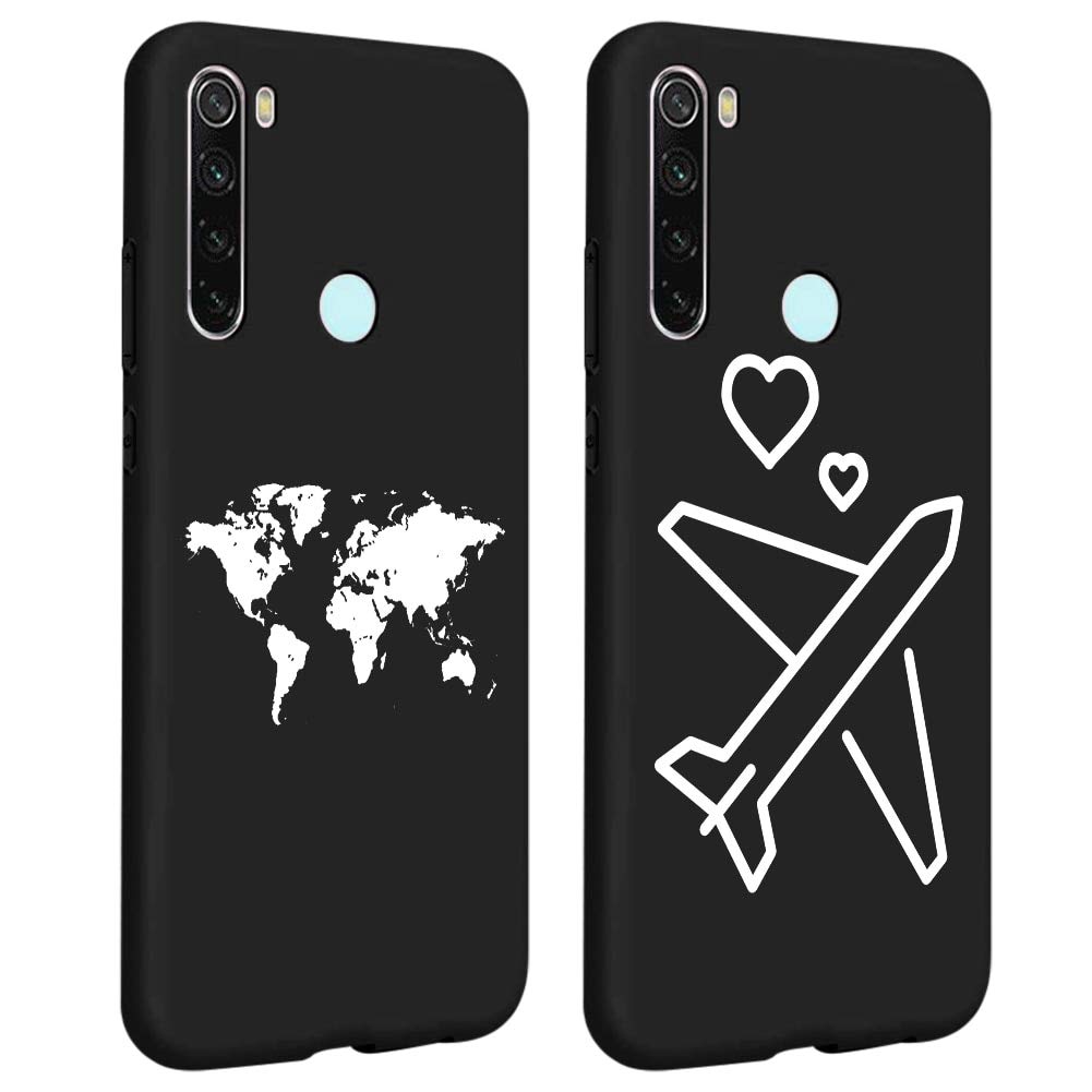Cover Yoedge Per Xiaomi Redmi Note 8T, Silicone Morbido TPU Ultrasottile, Antishock, Con Disegno Coniglio, Custodia Bumper - 2