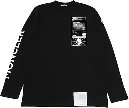 Amazon | [モンクレール] メンズ SOUTH・NORTH POLE 長袖カットソー