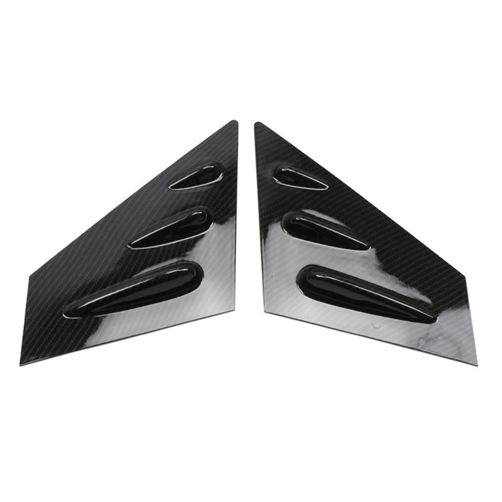 Persiennes de fenêtre pour Subaru WRX STI 2015-2020 volets de voiture ABS noir 2 pièces - 5