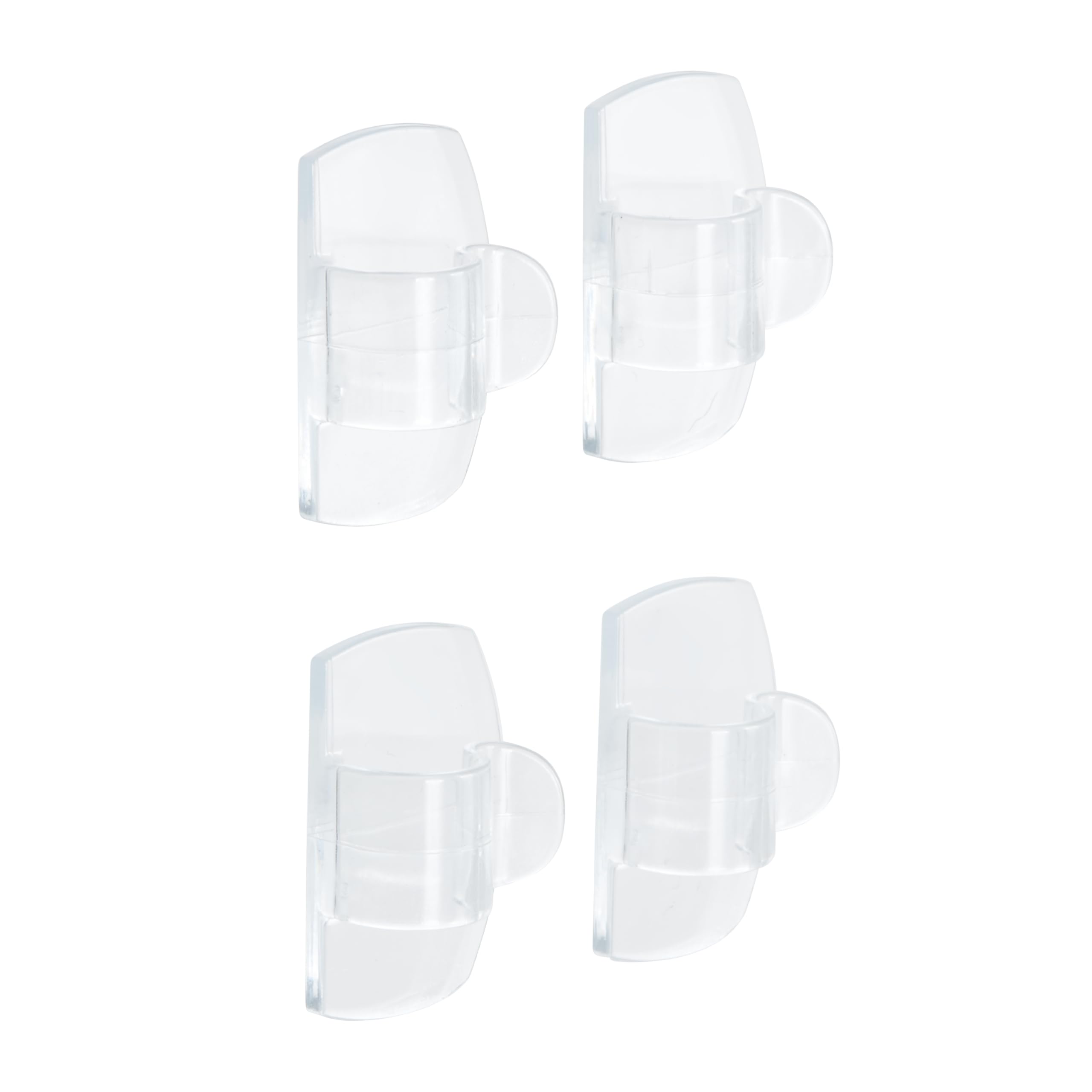 Clips Adhésifs Command Pour Câbles Ronds – Transparents, Fixation Sans Trace, Idéal Bureau, Salon, Rangement Câbles