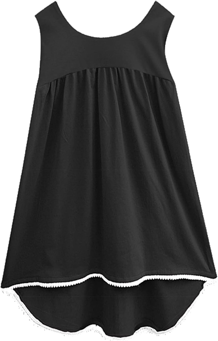 A.T.U.N Girl's Cotton Skater Knee-Length Casual Dress