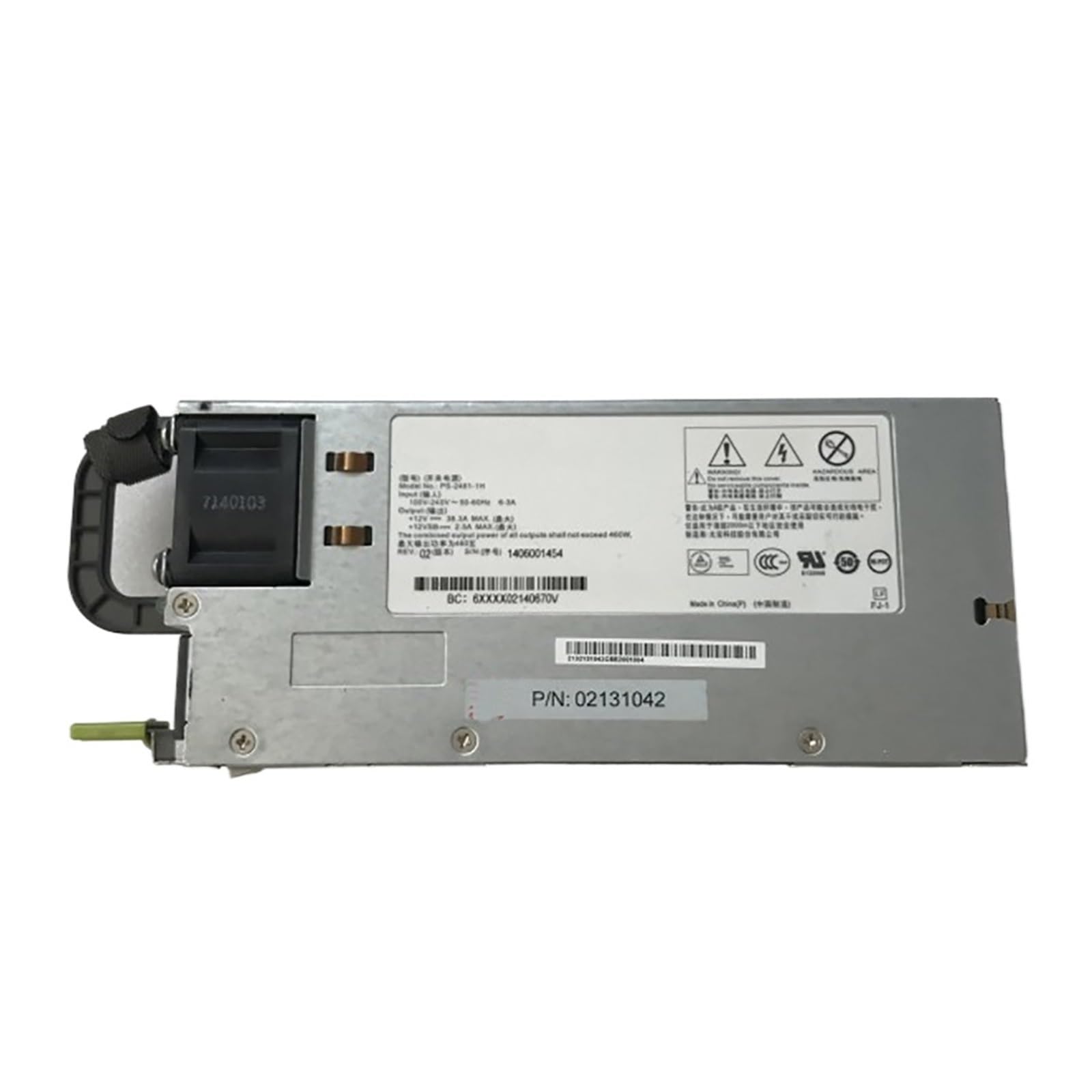 BRODEFUP Power Supply RH2288H RH2285 V2 PN:02131042 PS-2461-1H 460W