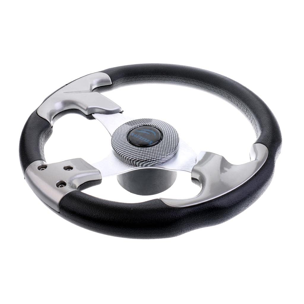 Volante per Barche Marine Ad Alte Prestazioni da 315 Mm con Impugnatura in Alluminio