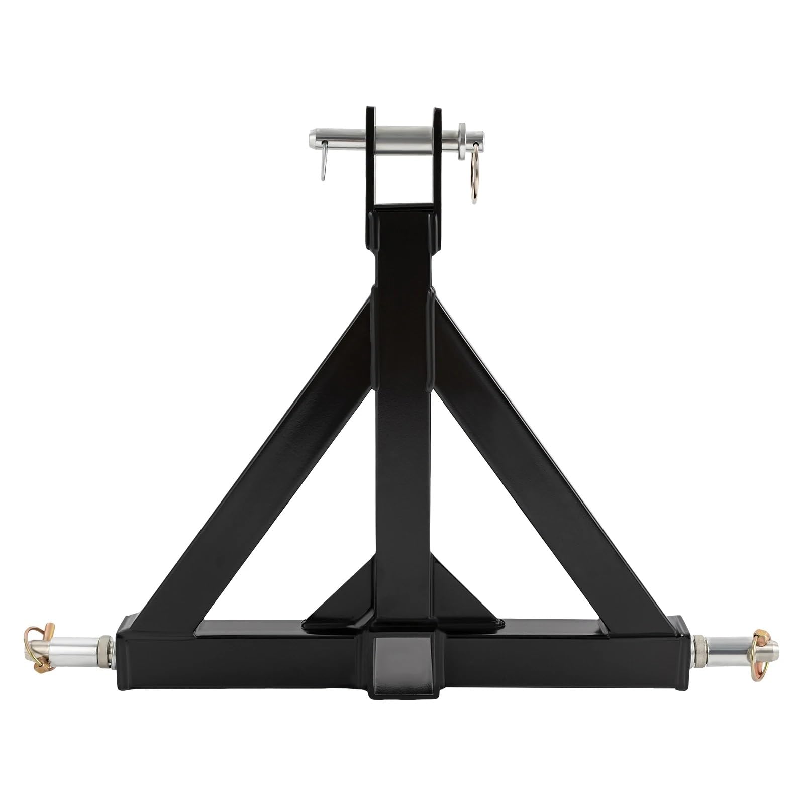 Enganche de Remolque de 3 Puntos Adaptador de Barra Tiro for Tractor Hierro con Receptor 2" y Enganche Remolque 3 Puntos pasadores for agrícola/de construcción