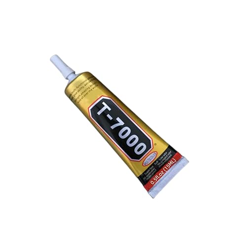T-7000 15ml Super, Glass,Fabric,Craft, Adhesive,Puzzle, Glue Suitable For Repair Multipurpose High Performance Industrial Glue Semi Fluid Black Adhesive 15ML,1PACK