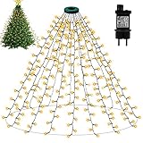 【DECORACIONES】Iluminación para árboles de Navidad, velas para árboles de Navidad, trapecio, Navidad, red de luz y otras decoraciones navideñas.