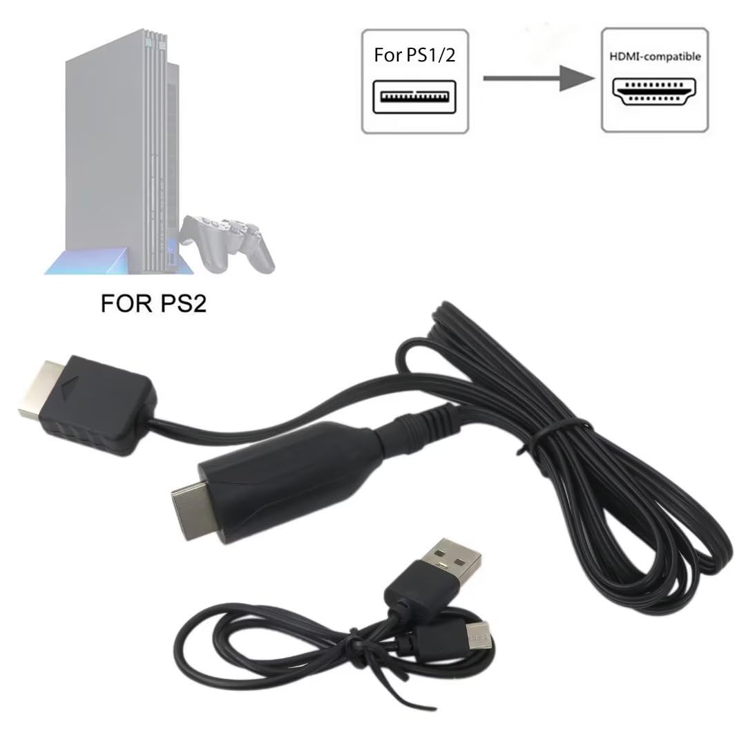 Psvita Tv Cable PS1/PS2 To HDMI Converter Cable Plug