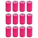 Haftbandage – 12 Rollen x 10 cm x 4,5 m, Erste Hilfe, Sport, Bandagen, COBOX Tierarztverband selbstklebende Bandagen, rose