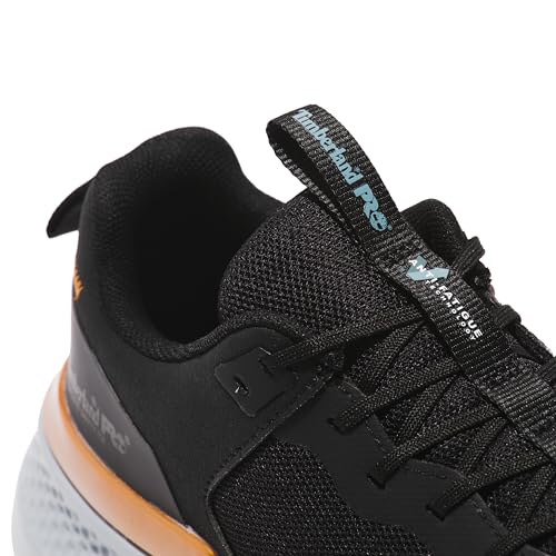 Timberland PRO Timberland PRO Men's Setra Composite Safety Toe Industrial Athletic Work Shoe, Black/Grey/Copper, 9W
