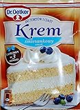 Dr. Oetker Tortencreme mit Sahnegeschmack 120 g