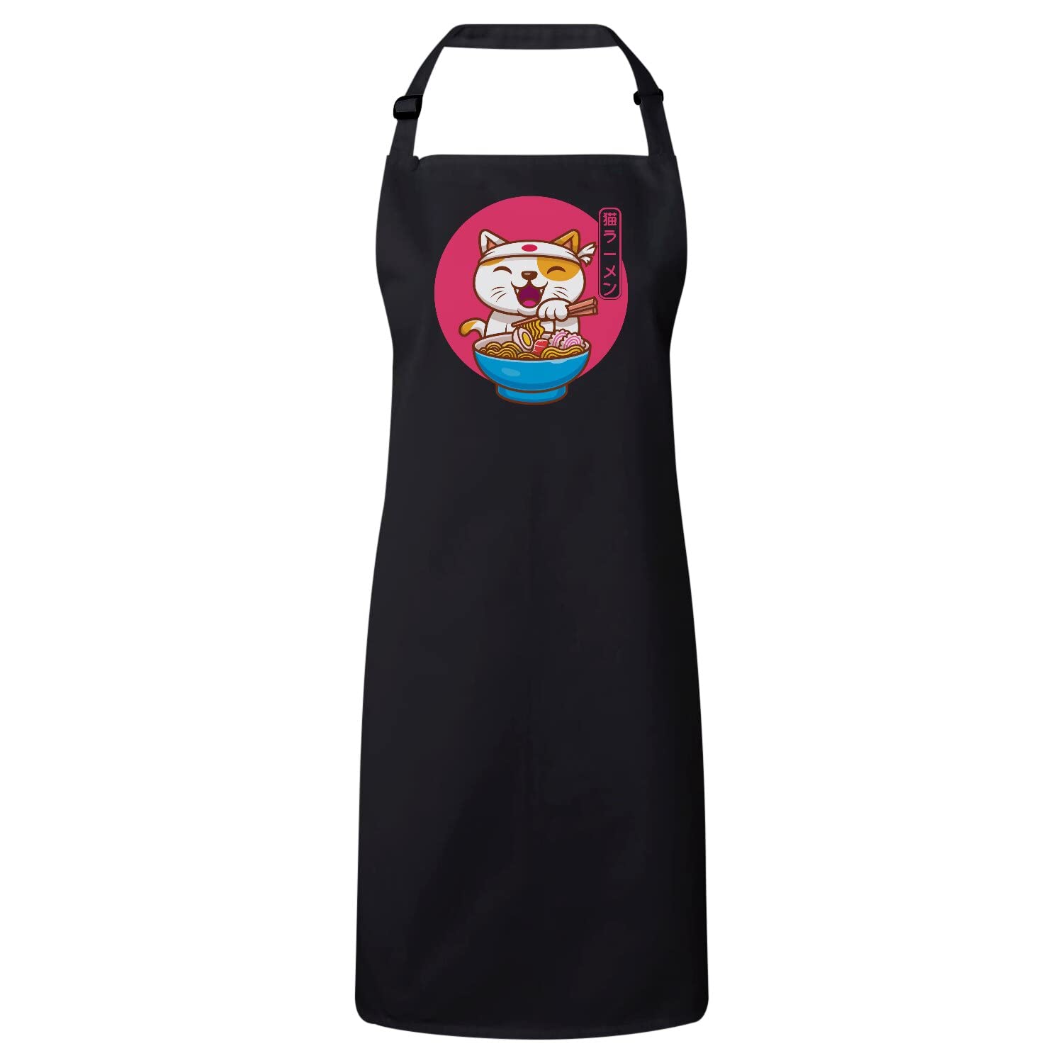 Tablier cuisine Neko Ramen chat Japon design illustration anime - 4
