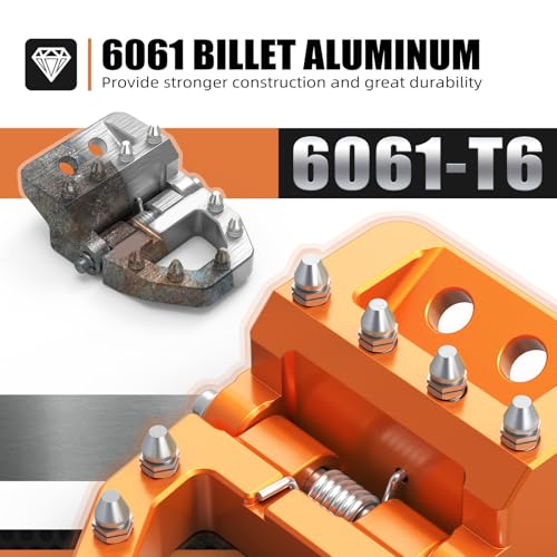 Embout de pédale frein pliant double commande pour moto Husqvarna - 6