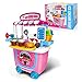 Gizmovine Ice Cream Toy (31 pcs) Pretend Food Truck Toy Play Set Ice Cream Cart for Toddler Girls 5,4,3,2 Year Old