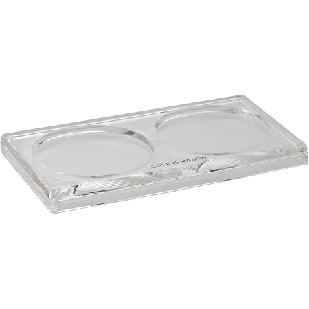 Plateau Pour Moulins Sel Poivre DeroTeno | Support Rangement Bois Acacia 6cm