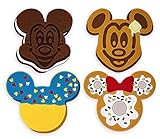 Disney Parks Mickey Minnie Mouse Snack Icon Silicone Coaster Set of 4
