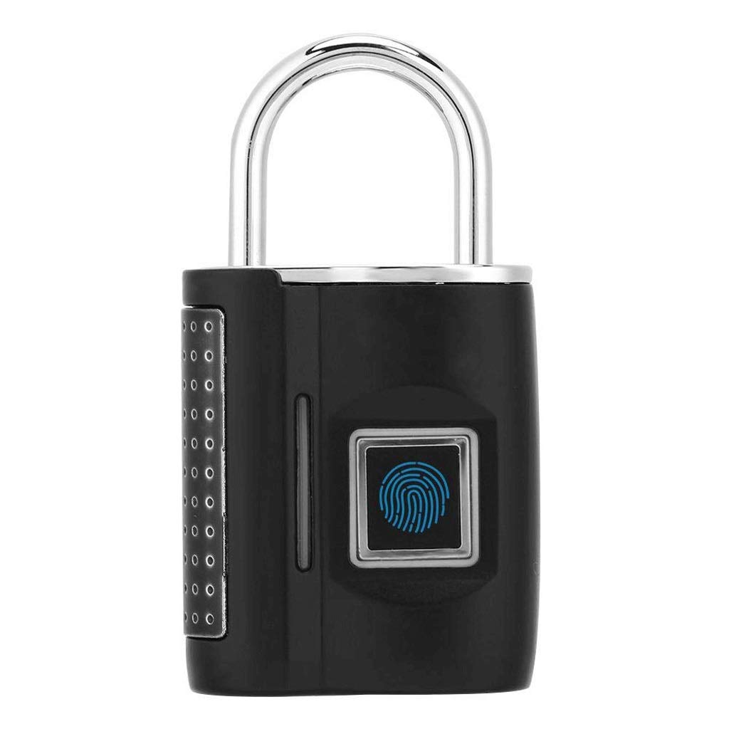Cadenas Intelligent de Verrouillage de Charge USB à Empreintes digitales, Cadenas Intelligent de Verrouillage de Porte à Empreinte Digitale sans clé pour Armoire de casier de Salle de Sport et Plus