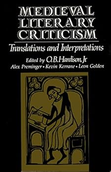 Paperback Medieval Literary Criticism: Translations and Interpretations Book