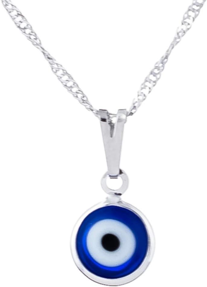 Colar com Olho Grego 8 mm – Sunshine Cristais