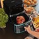 Cecotec Heißluftfritteuse 5,5 L Cecofry Full Inox 5500 Pro mit Zubehör. 1700 W, Kompaktes und Digitale, Diät-Fritteuse, Edelstahlausführung, ölfrei, PerfectCook, Inklusive Zubehör
