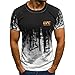 Estate Ultime Moda Abbigliamento Street 3D Colore Stampa Casual Harajuku T-Shirt Boxe O-Collo Top Manica Corta A3 4XL