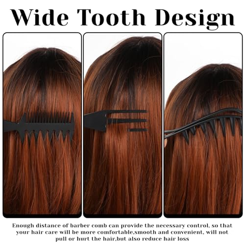 Set de 4 Peines para Estilizar Cabello Para Hombres miniatura 4