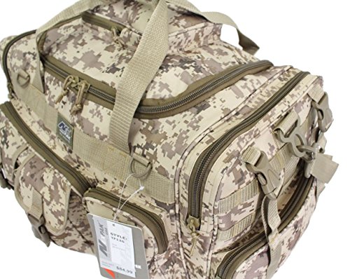 26" Tactical Duffle Military Molle Gear Shoulder Strap Range Bag TF126 DMTAN Digital Camo TAN - Thumbnail 7
