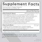 Sports Research Daily Probiotics with Prebiotics, 60 Billion CFU - Vegan Capsules for Gut Health & Digestive Support, Probiotics for Women & Men - Non-GMO Verified & Gluten Free - 30 Count - Image 5