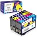 Produktbild ManyJets 405 XL für Epson 405 405xl Druckerpatronen,für Epson Workforce Pro WF-3820DWF WF-3825DWF WF-4820DWF WF-4825DWF WF-4830DTWF WF-7830DTWF WF-7835DTWF WF-7840DTWF WF-7310DTW Drucker (4er-Pack)
