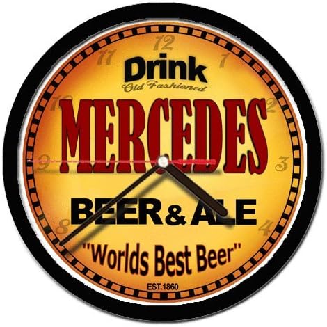 MERCEDES beer and ale cerveza wall clock