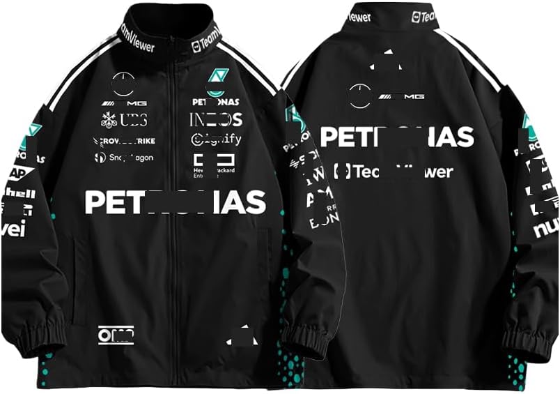 [DJ-A1wayS] F1ハミルトン ジャケット ジョージ・ラッセル レーシングスーツ パーカー 応援ジャージ 防風 防寒 秋冬