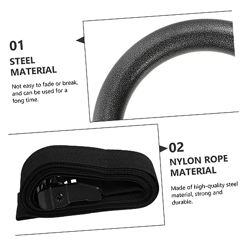 2pcs Small Rings de Gimnasia Ajustables con Correa miniatura 2
