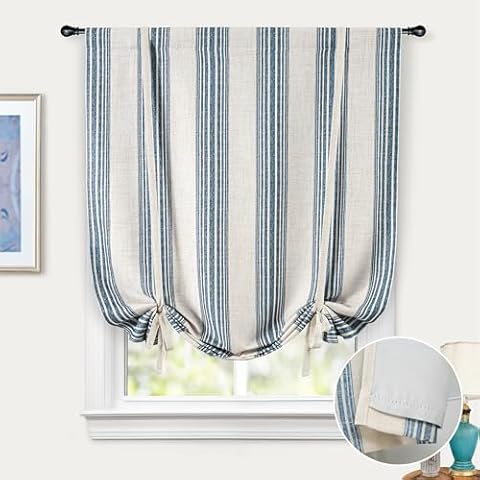 DriftAway Chris Linen Blackout Curtains Cover