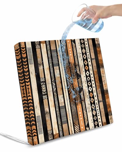 Hokiten Retro Boho Geometric Outdoor Cushion Chair Cover Set of 4 - Waterproof Couch Seat Covers, Abstract Southwestern Ethnic Patio Furniture Protector Cushions Slipcovers for Sofa/RV, 22