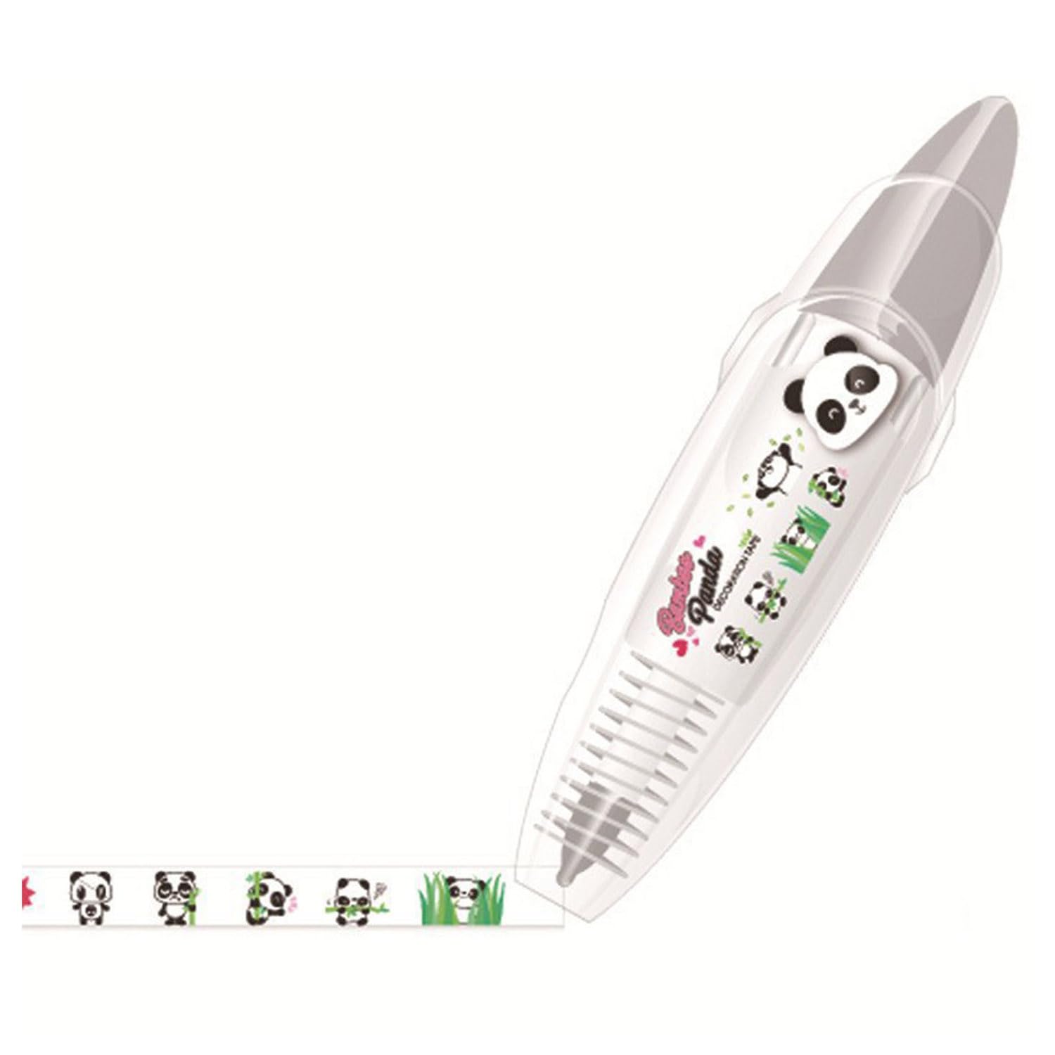 Ally Pocket Tape Pen DIY Cute Animals Press Type Decorative Pen 2023 New DIY Lace Decoration Tape Pen Cute Scrapbooking Diary Decorative Correction Tapes Cartoon Pattern Decorative Tape (1PCS)