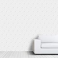 Wall Mural Geometric Pattern Removable Self-Adhesive Wallpaper Wall Decoration for Bedroom Living Room - 66x96 inches