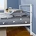 ZINUS 12 Inch Geraldine Metal Platform Bed Frame with Headboard and Footboard Steel Slat Support, No Box Spring Needed, Easy Assembly, Queen, White