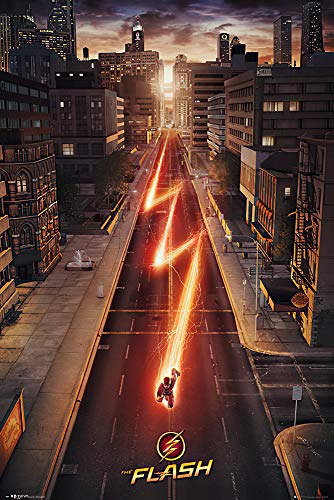 De Flash - TV Show Poster/Print (Cityscape) (Maat: 55,9 cm x 86,4 cm)