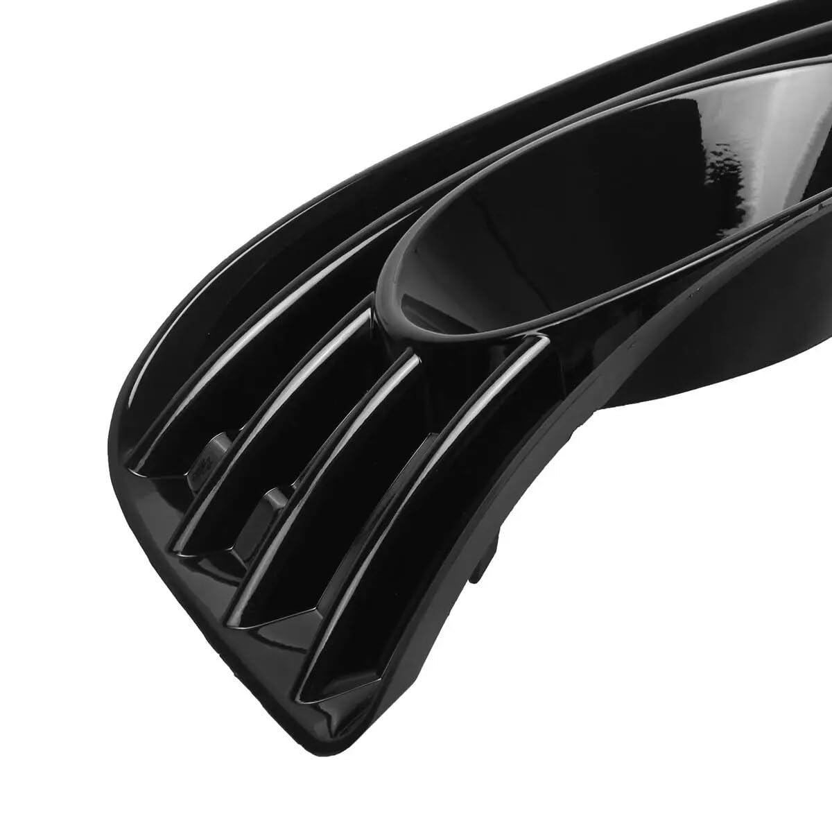 Błyszczący czarny 2x kratka przedniego światła przeciwmgielnego samochodu Grill Transporter, dla VW, dla T5 SPORTLINE 2010-2015 kratka lampy przeciwmgielnej osłona grilla Przednie grille samoc