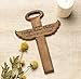 Angel Wing Memorial Cross - Garden or Roadside Marker - Handmade Wood Grave Marker