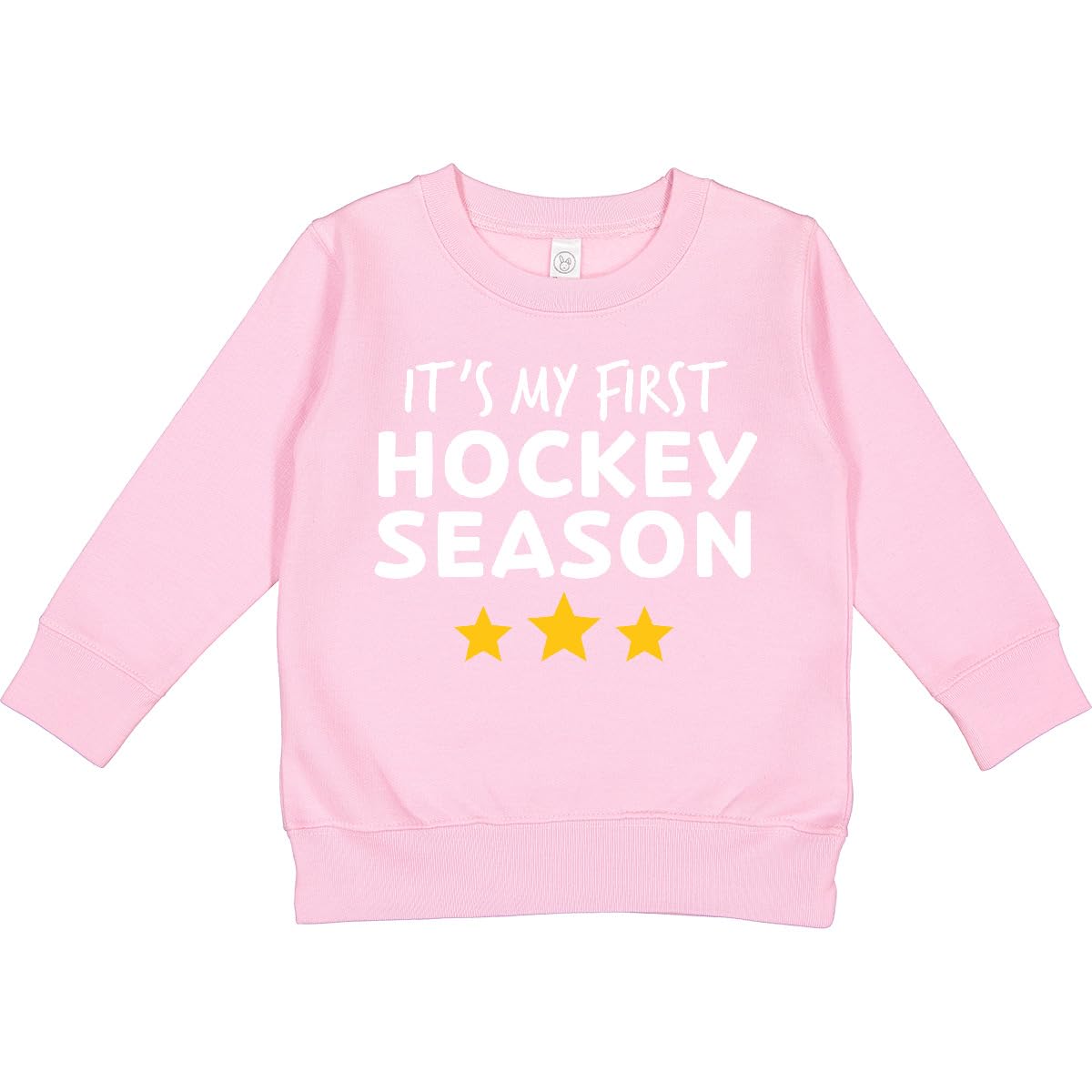 inktastic It's My First Hockey Season Toddler Sweatshirt 4T Pink 43842