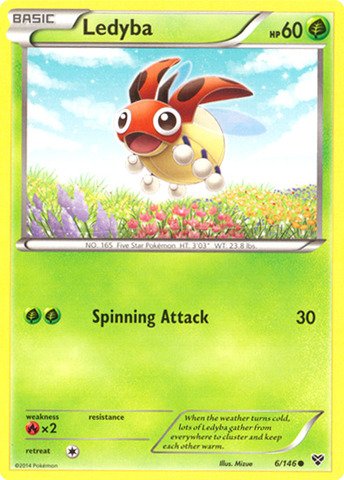 Pokemon - Ledyba (6/146) - XY