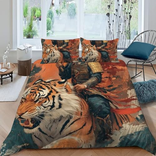 Housse de couette imprimé 3D animaux sauvage avec taies d'oreiller - 3